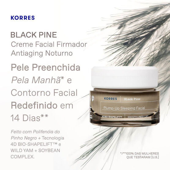 Creme Facial Noturno Black Pine Korres